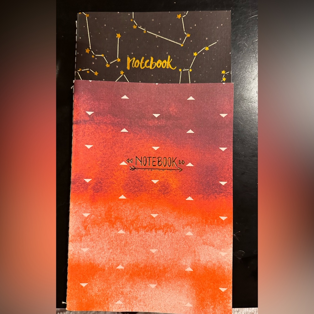 Red and Black Notebook Set
